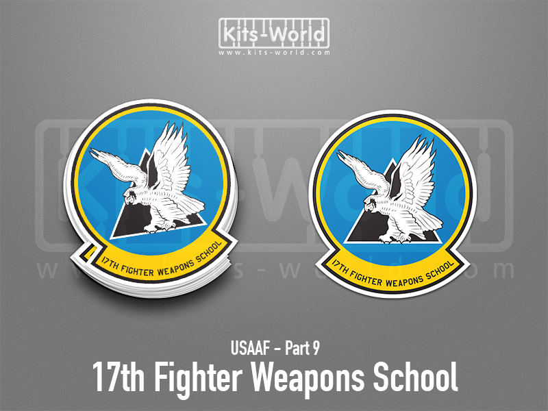 Kitsworld SAV Sticker - USAAF - 17th Fighter Weapons School Height: 100 mm 